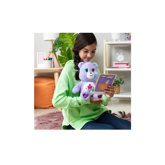 Care Bears New 2022 14" Plush 40th Anniversary Care-a-Lot Bear Soft Huggable! - Picture 6 of 6